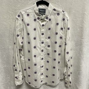 Bonobos long sleeve button down - M short